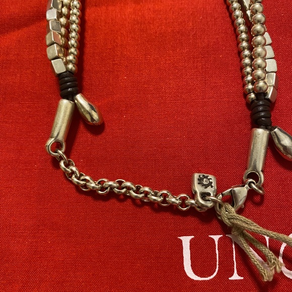 Uno de 50 Fatal Attraction Silver-plated Necklace -Green Crystal  -Matching Ring - Picture 5 of 10